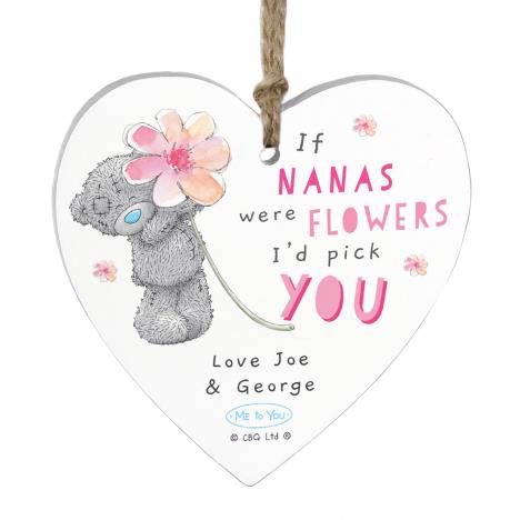 Personalised Me to You I'd Pick You Wooden Heart Decoration £9.99